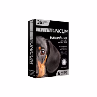 Нашийник для тварин Unicum Premium проти бліх та кліщів для собак 35 см (4820150201739)