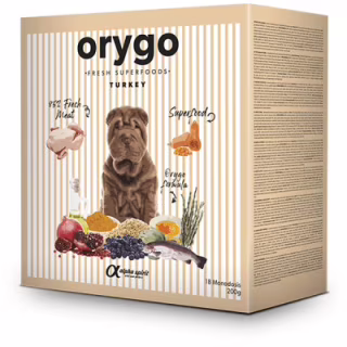 Напіввологий корм для собак Orygo Turkey (18х200 г) 3.6 кг (8436586312138)