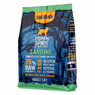Сухой корм для кошек Alpha Spirit Primal Iberian Sardine 1 кг (8436586311476)