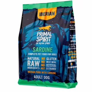 Сухой корм для собак Alpha Spirit Primal Iberian Sardine 1 кг (8436586311452)