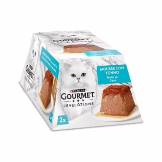 Паштет для кошек Purina Gourmet Revelations мусс с тунцем 2х57 г (8445291938014)