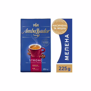 Кава Ambassador мелена 225г "Strong" (am.53468)