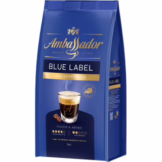 Кофе Ambassador Blue Label в зернах 1 кг (am.52078)