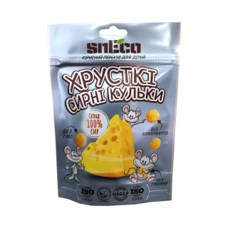 Сыр сушеный snEco Моцарелла "BLUE" 28 г (4823095805932)