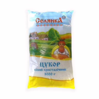 Сахар Селянка белый 1 кг (435988)