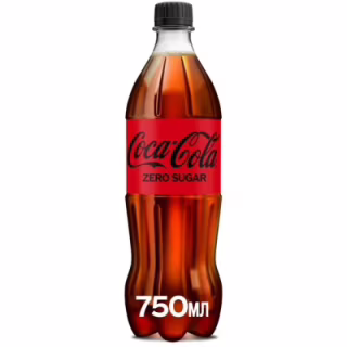 Напій Coca-Cola Zero Безалкогольний сильногазований Без цукру 750 мл (5449000221780)