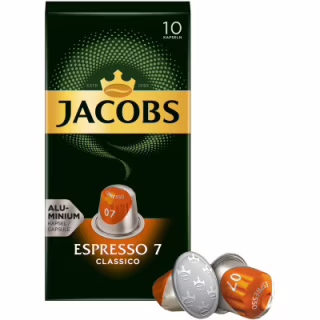 Кофе Jacobs Espresso 7 Classico в капсулах совместимы с Nespresso 10 шт (8711000371176)