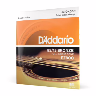 Струны для гитары D'Addario 85/15 Bronze Extra Light (10-50) (EZ900)