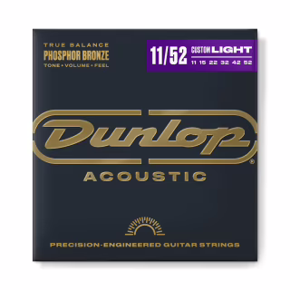 Струны для гитары Jim Dunlop Phosphor Bronze Acoustic Guitar Strings (11-52) (DAP1152)