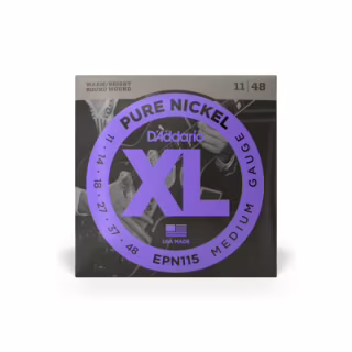 Струны для гитары D'Addario XL Pure Nickel Blues / Jazz Rock (11-48) (EPN115)