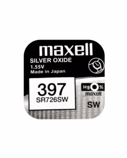 Батарейка Maxell 397 (SR726SW) 1.55V