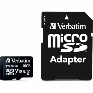 Карта памяти Verbatim 16GB microSDHC class 10 (MDAVR-10/G)