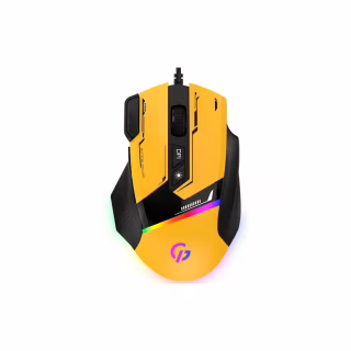 Мишка GamePro GM300Y USB Yellow/Black (GM300Y)