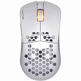 Мишка Hator Stellar Wireless/Bluetooth/USB White (HTM651)