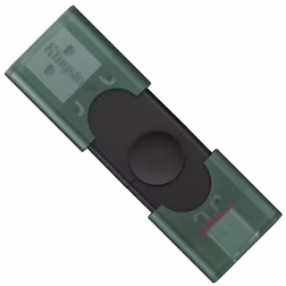 USB флеш накопитель Kingston 256GB DataTraveler Duo USB 3.2 / Type-C Black/Green (DTDEG2/256GB)