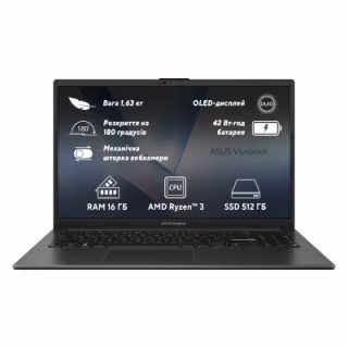 Ноутбук ASUS Vivobook Go 15 E1504FA-BQ2253 (90NB0ZR2-M03ZP0)