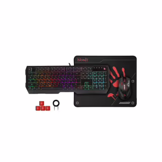 Комплект A4Tech Bloody B1700 USB Black (4711421980401)