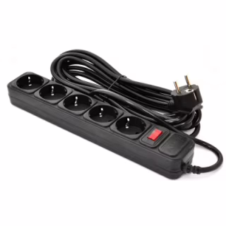 Сетевой фильтр питания Patron EXT-PN-SP-16510 10m Black (EXT-PN-SP-16510)