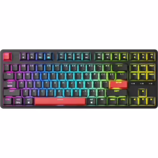 Клавіатура Keychron C3 Pro 87Key K pro Red RGB QMK Hot-swap USB UA Black (C3PH1_KEYCHRON)
