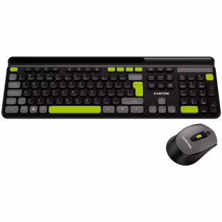 Комплект Canyon HSET-W5 Wireless UA Black (CNS-HSETW5BK)