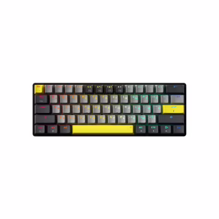 Клавіатура GamePro MK130G Pro Outemu Red Switch Hot-Swap 60 RGB USB/Wireless/Bluetooth Black (MK130G Pro)