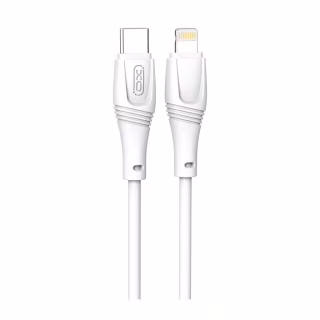 Дата кабель USB-C to Lightning 1.0m 27W High Elastic Zeus XO (NBQ239A_White)