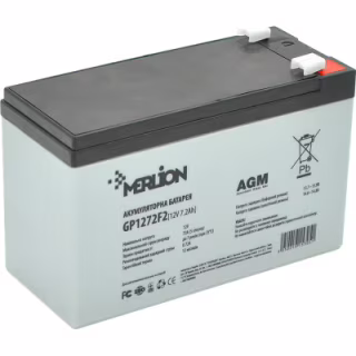 Батарея к ИБП Merlion GP1272F2 12V-7.2Ah (GP1272F2BW)