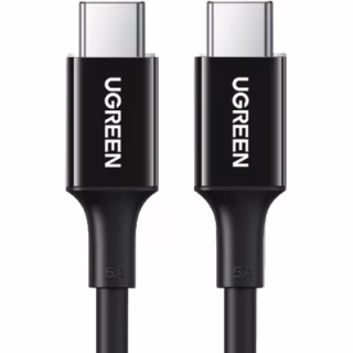 Дата кабель USB-C to USB-C 1.5m 5A 100W US300 black Ugreen (20528)