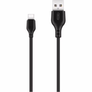 Дата кабель USB 2.0 AM to USB-C 1.0m 2.1A black XO (XO-NB-103-TC-1-BK)