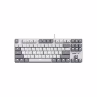 Клавіатура GamePro Genesis Metallic MK110W Outemu Red Switch USB UA White (MK110W)