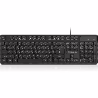 Клавиатура REAL-EL RK-7015 USB Black (EL123100049)