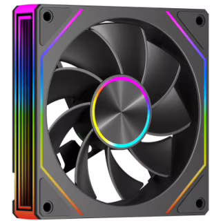 Кулер до корпусу PcCooler Вентилятор реверсний PCCOOLER FG120R ARGB BK чорний для корпусу 1 (FG120R ARGB BK)