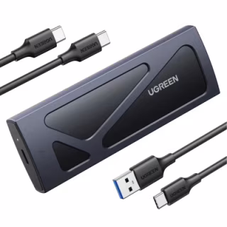 Кишеня зовнішня Ugreen CM578 M.2NVME Hard Drive Enclosure 10Gbps Black (15512)