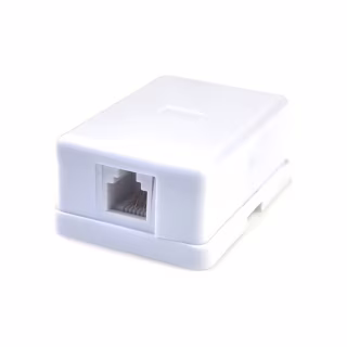 Телефонная розетка Eserver 1xRJ12 (WT-6009)