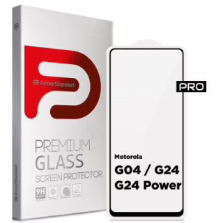 Стекло защитное Armorstandart Pro Motorola G04 / G24 / G24 Power Black (ARM74296)