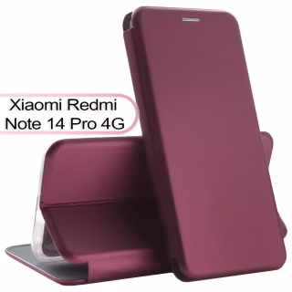 Чохол до мобільного телефона BeCover Exclusive Xiaomi Redmi Note 14 Pro 4G Red Wine (713525)