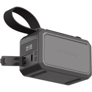 Батарея універсальна Sandberg 40000mAh Survivor 100W, IPX4 Water resist, LED Torch, Pass-Through Charging (421-14)