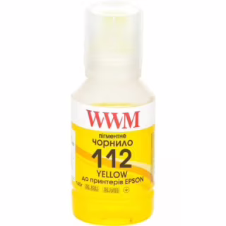 Чернила WWM Epson L11160/6490 №112 140г Yellow pigmented (E112YP)