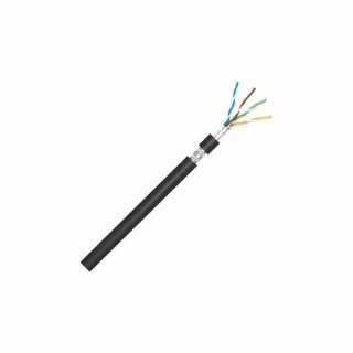 Кабель сетевой FTP cat.5e 305м внешний (F/UTP-cat.5E) OK-Net (КППЭ-ВП (100) 4*2*0,51)