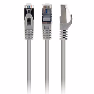 Патч-корд 1.5м S/FTP Cat 6A CU LSZH grey Cablexpert (PP6A-LSZHCU-1.5M)