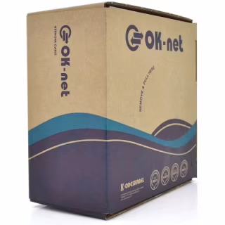 Кабель сетевой OK-Net UTP 100м cat.5e внешний (U/UTP-cat.5E) (КПП-ВП (100) 4*2*0,51 / 100)