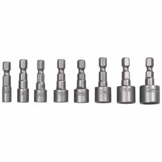 Набор торцевых головок Topex 1/4", 8 шт (39D387)