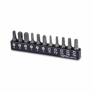 Набор бит Toptul для шуруповерта 1/4" 11ед. (GAAV1103)