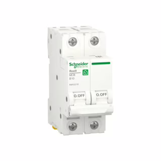 Автоматический выключатель Schneider Electric RESI9 6kA 2P 10A В (R9F02210)