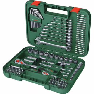 Набір інструментів Bosch 1/2", 1/4", 132шт, CrV (1.600.A02.Z9B)