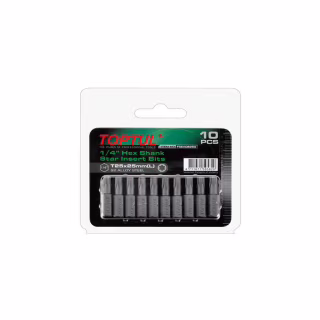 Набір біт Toptul 1/4" L25мм T40 10шт. (FSEA0840G)