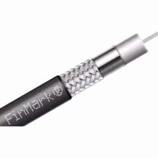Кабель телевізійний FinMark RG-58-TC90 коаксіальний, black, 100м=1бхт (045821)