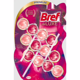 Туалетний блок Bref De Luxe Ніжна магнолія 3х50 г (9000101417258/9000101375299)