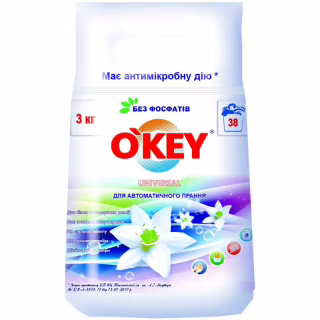 Стиральный порошок O'KEY Universal 3 кг (4820049381870)