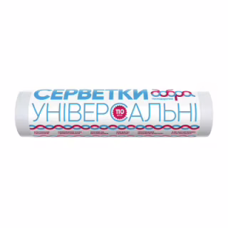 Салфетки для уборки Добра Господарочка универсальные в рулоне 110 шт. (4820086521512)